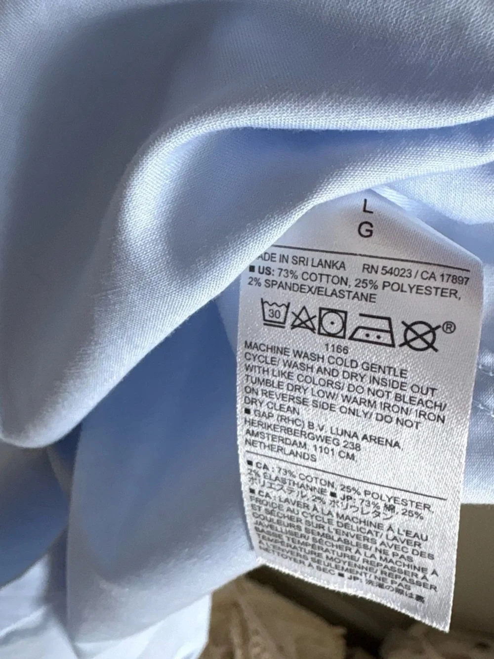 Banana Republic Light Blue Men's Dress Shirt